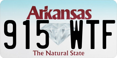 AR license plate 915WTF