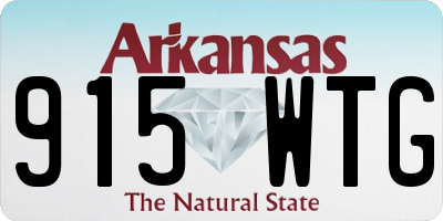 AR license plate 915WTG