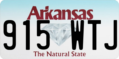 AR license plate 915WTJ