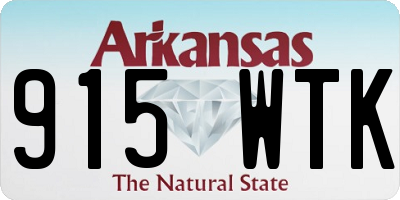 AR license plate 915WTK