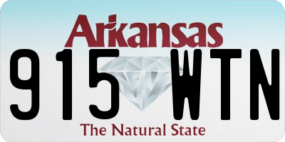 AR license plate 915WTN