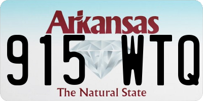 AR license plate 915WTQ