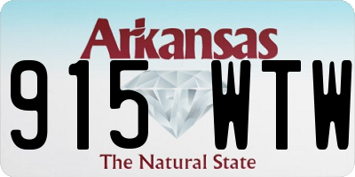AR license plate 915WTW