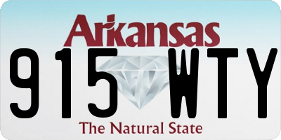 AR license plate 915WTY