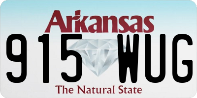 AR license plate 915WUG