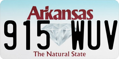 AR license plate 915WUV