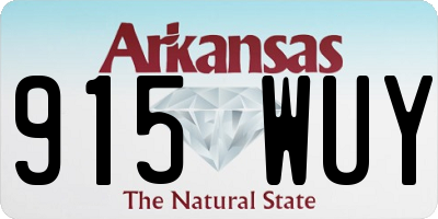 AR license plate 915WUY