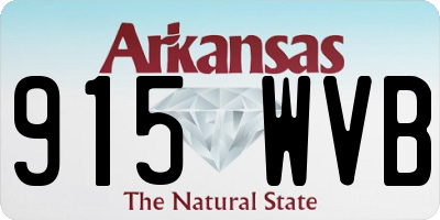 AR license plate 915WVB