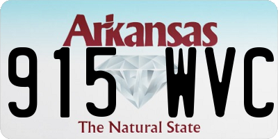 AR license plate 915WVC