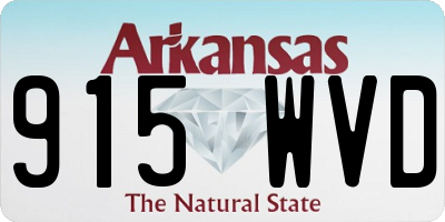AR license plate 915WVD