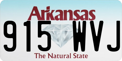 AR license plate 915WVJ