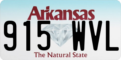 AR license plate 915WVL