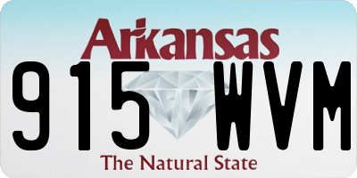 AR license plate 915WVM