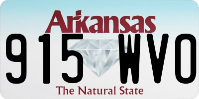 AR license plate 915WVO