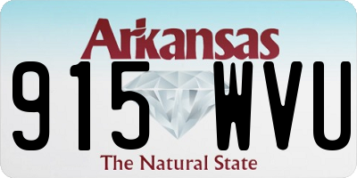 AR license plate 915WVU