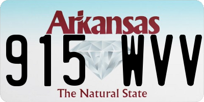 AR license plate 915WVV