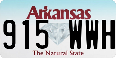 AR license plate 915WWH