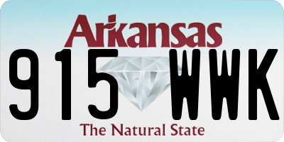 AR license plate 915WWK