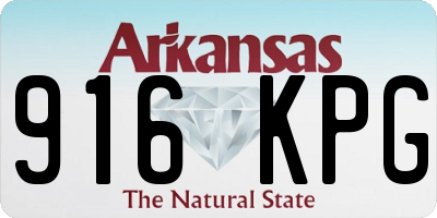 AR license plate 916KPG