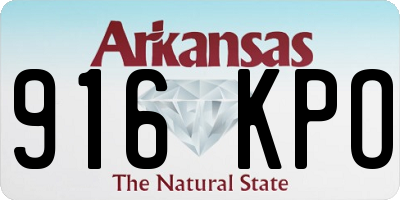 AR license plate 916KPO