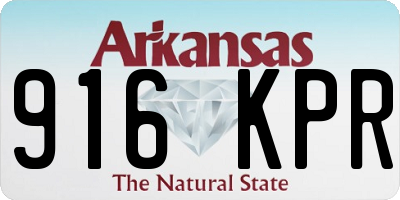 AR license plate 916KPR