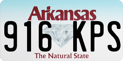 AR license plate 916KPS