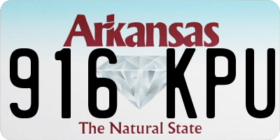 AR license plate 916KPU