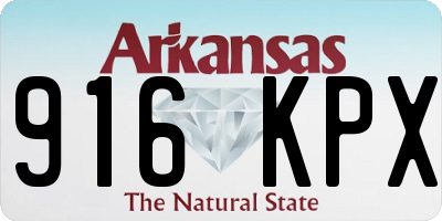 AR license plate 916KPX