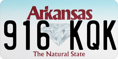 AR license plate 916KQK