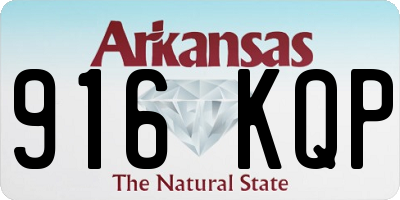 AR license plate 916KQP