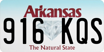AR license plate 916KQS