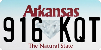AR license plate 916KQT