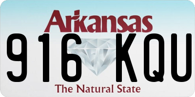 AR license plate 916KQU