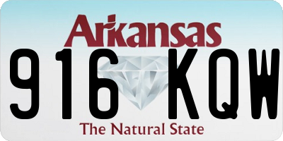 AR license plate 916KQW