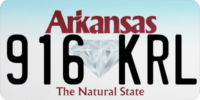 AR license plate 916KRL