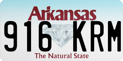AR license plate 916KRM