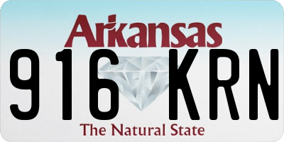 AR license plate 916KRN