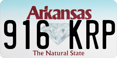 AR license plate 916KRP
