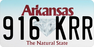AR license plate 916KRR