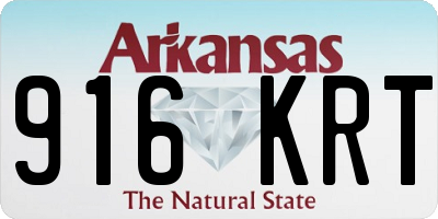 AR license plate 916KRT