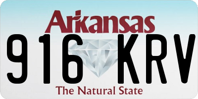 AR license plate 916KRV