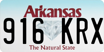 AR license plate 916KRX