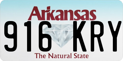 AR license plate 916KRY