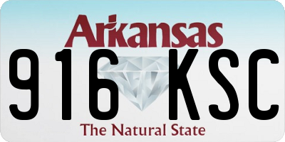 AR license plate 916KSC