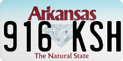 AR license plate 916KSH