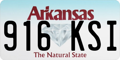 AR license plate 916KSI