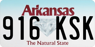 AR license plate 916KSK