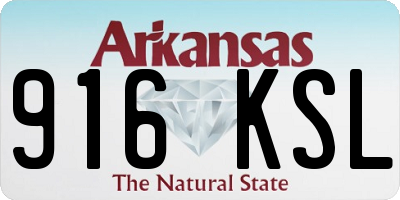 AR license plate 916KSL