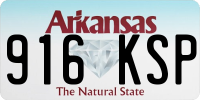AR license plate 916KSP