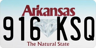 AR license plate 916KSQ